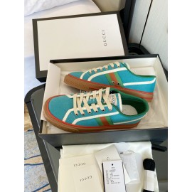 Gucci 1978 × Disney Series Canvas Shoes For Men And Women Blue