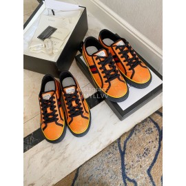 Gucci 1979 × Disney Series Canvas Shoes For Men And Women Orange