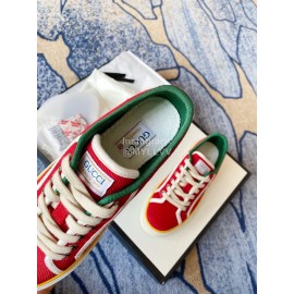 Gucci 1984 × Disney Series Red Canvas Shoes For Men And Women