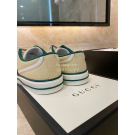 Gucci 1988 × Disney Series Canvas Shoes For Men And Women Khaki