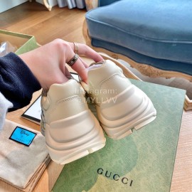 Gucci Classic Rhyton Printed Sneakers For Men And Women