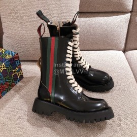 Gucci Autumn Winter New Retro Thick Soled Boots