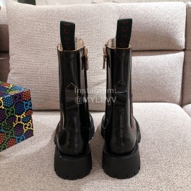 Gucci Autumn Winter New Retro Thick Soled Boots