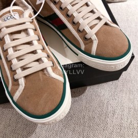 Gucci Autumn Winter New Casual Shoes Brown