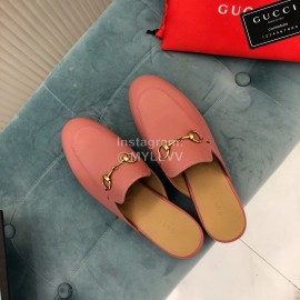 Gucci Classic Cow Leather Buckle Sandals For Women Pink