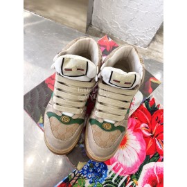 Gucci Winter Warm Wool High Top Sneakers For Men And Women Green