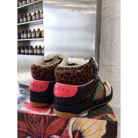 Gucci Winter Warm Wool High Top Sneakers For Men And Women
