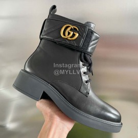 Gucci Autumn Winter New Horsebit Leather Chelsea Boots Black