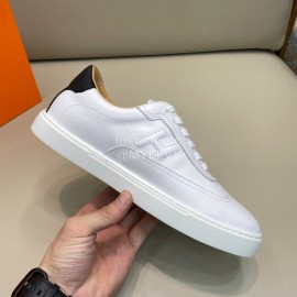 Hermes Fashion Calf Leather Casual Sneakers For Men