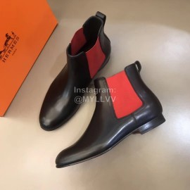 Hermes Cowhide Chelsea Boots For Men