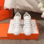 Hermes Spring Fashion Casual Shoes For Women White