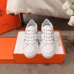 Hermes Spring Fashion Casual Shoes For Women Blue