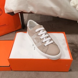 Hermes Spring Fashion Casual Shoes For Women Apricot