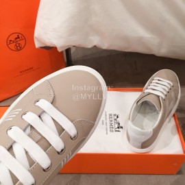 Hermes Spring Fashion Casual Shoes For Women Apricot