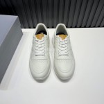 Hogan Soft Calfskin Thick Soled Sneakers For Men White