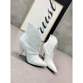 Isabel Marant Winter New Calf High Heel Pointed Boots For Women White