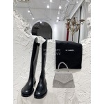 Jil Sander Black Leather Chelsea Boots For Women 