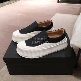 Jil Sander Fashion Thick Soled Casual Shoes For Women Black