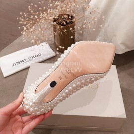 Jimmy Choo Elegant Pearl High Heels For Women 