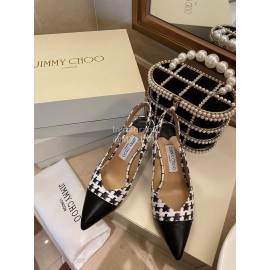 Jimmy Choo Autumn Patent Leather Pointed High Heels For Women 