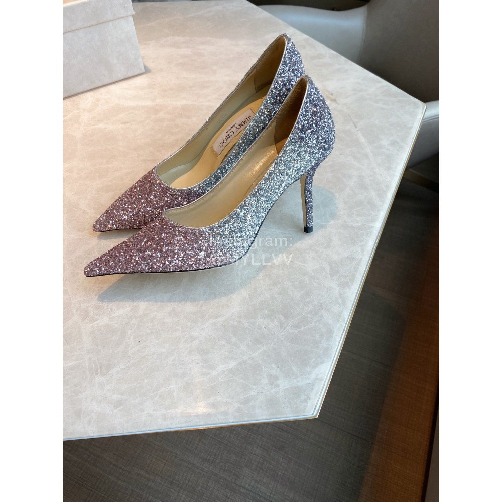 Jimmy Choo Fabric Content Pointed High Heels For Women 