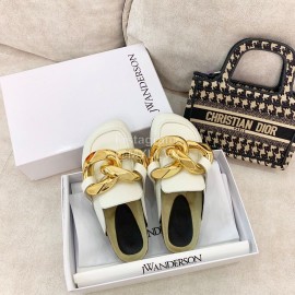 Jw Anderson Autumn Winter Calf Scandals For Women White