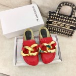 Jw Anderson Autumn Winter Calf Scandals For Women Red