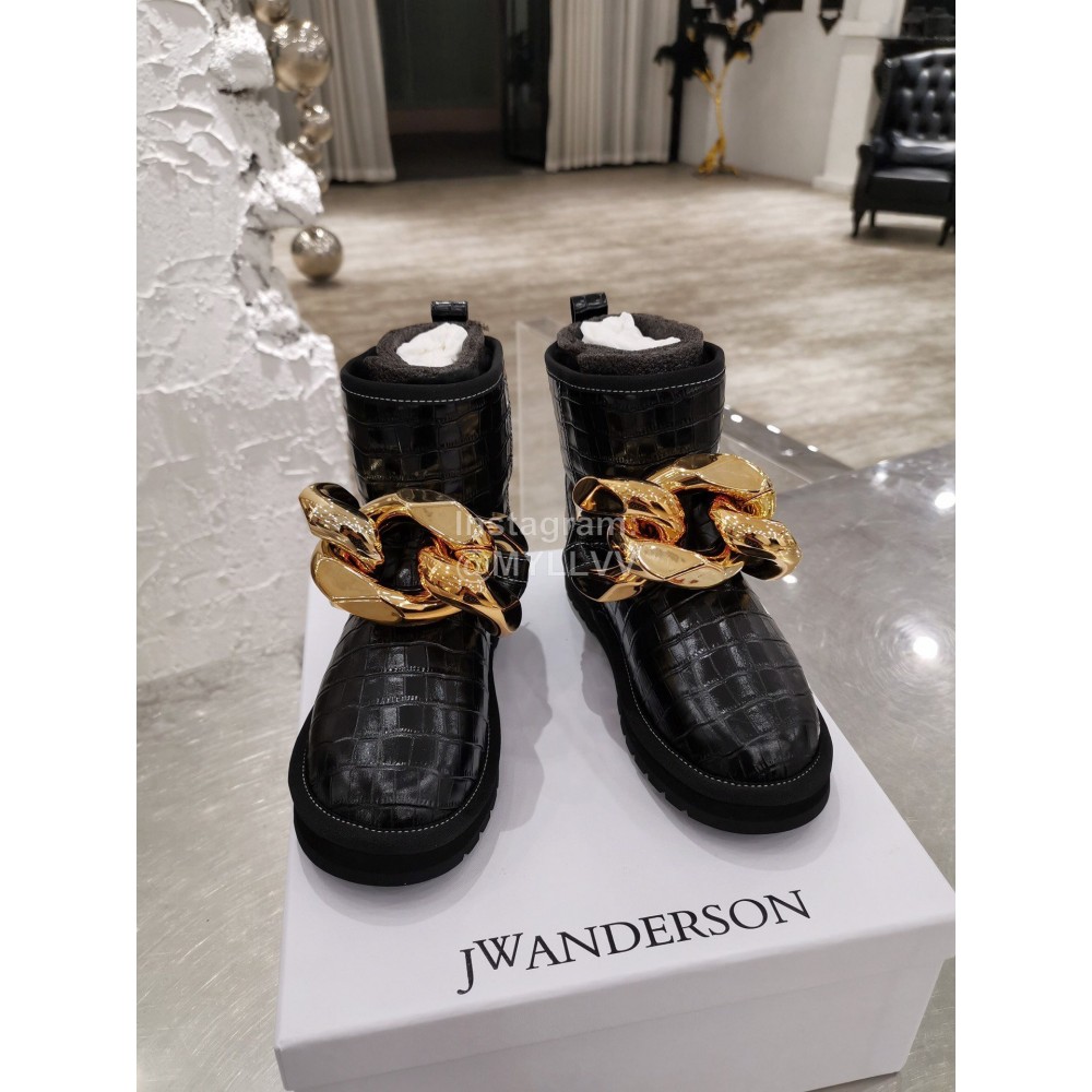 Jw Anderson Winter Warm Wool Boots For Women 