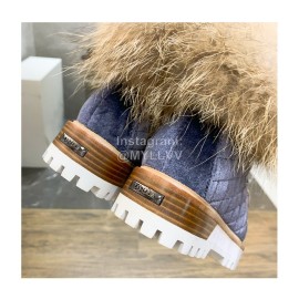 Le Silla Autumn Winter Fashion Wool Boots For Women Gray
