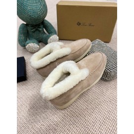 Loro Piana Winter Wool Loafers For Men And Women