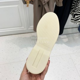 Loro Piana Soft Cashmere Loafers For Women Light Gray