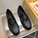 LV Calf Leather Casual Loafers For Men