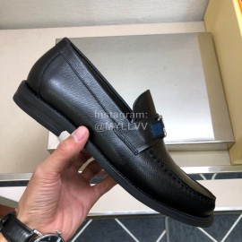 LV Calf Leather Casual Loafers For Men