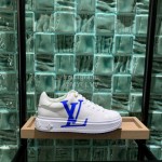 Lv Blue Thick Soled Casual Shoes