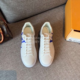 Lv Blue Thick Soled Casual Shoes