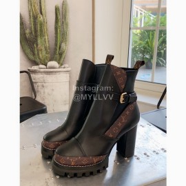Lv Autumn Winter New Thick Heel Thick Soled Boots