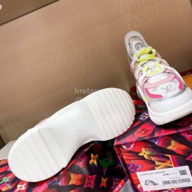 Lv Archlight Series Fashion Thick Bottom Sneakers Pink