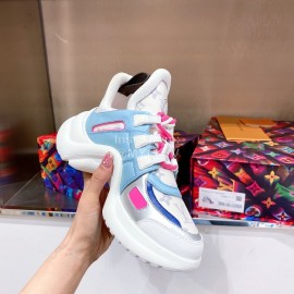 Lv Archlight Series Fashion Thick Bottom Sneakers
