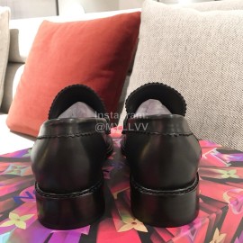Lv Autumn Winter Tassel Classic Shoes Black