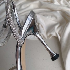 Mach Mach Fashion Bow Silk Pointed High Heel Scandals For Women