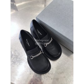 Maison Margiela Fashion Black Calf High Heel Shoes For Women 