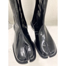 Maison Margiela New Split Toe Calf Boots For Women Black