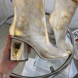 Maison Margiela Fashion Calf Thick High Heel Boots For Women 