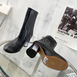 Maison Margiela Fashion Calf Thick High Heel Boots For Women Black