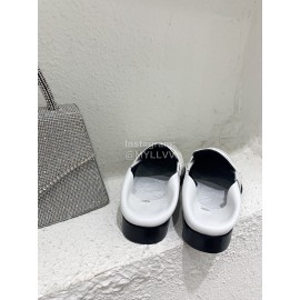 Maison Margiela Autumn Winter Retro Calf Shoes For Women White
