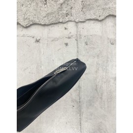 Maison Margiela Soft Sheepskin Zipper Shoes For Women Black