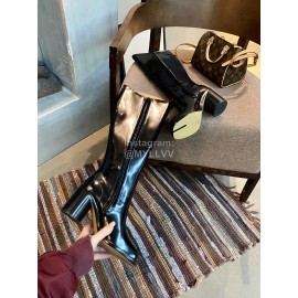 Maison Margiela Mm6 Thick High Heeled Zipper Boots For Women