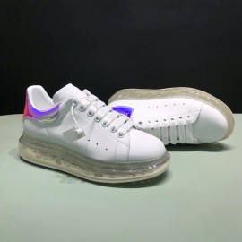 Mcqueen Silk Leather Transparent Air Cushion Casual Shoes For Men And Women