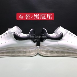 Mcqueen Transparent Air Cushion Silk Leather Casual Shoes For Men And Women
