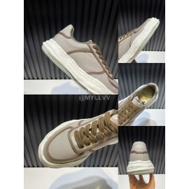 Mmy Cowhide Casual Sneakers For Men Gray